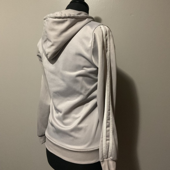 Women's Gray Zip-Up Hoodie - Picture 3 of 3